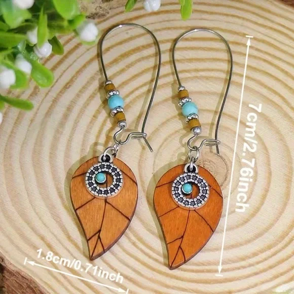 Bohemian Multi-Color Earring Set - Picture 3 of 9